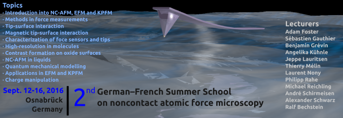 German-French Summer School on nc-AFM